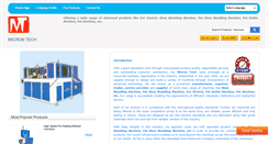 Desktop Screenshot of microntechindia.com